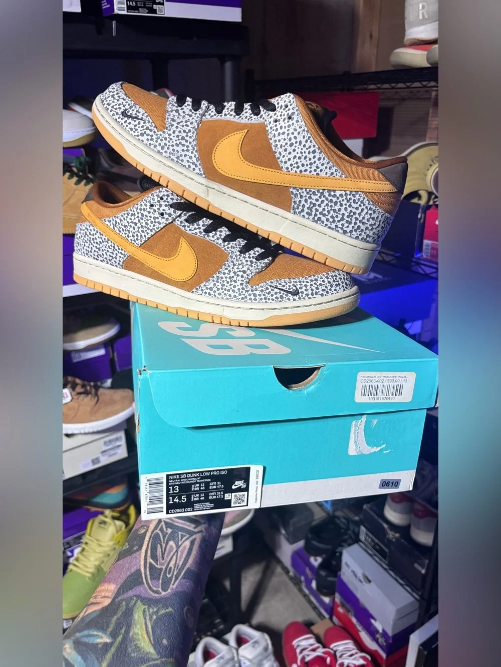 Nike Men's Dunk Low Pro SB 'Safari' -13M